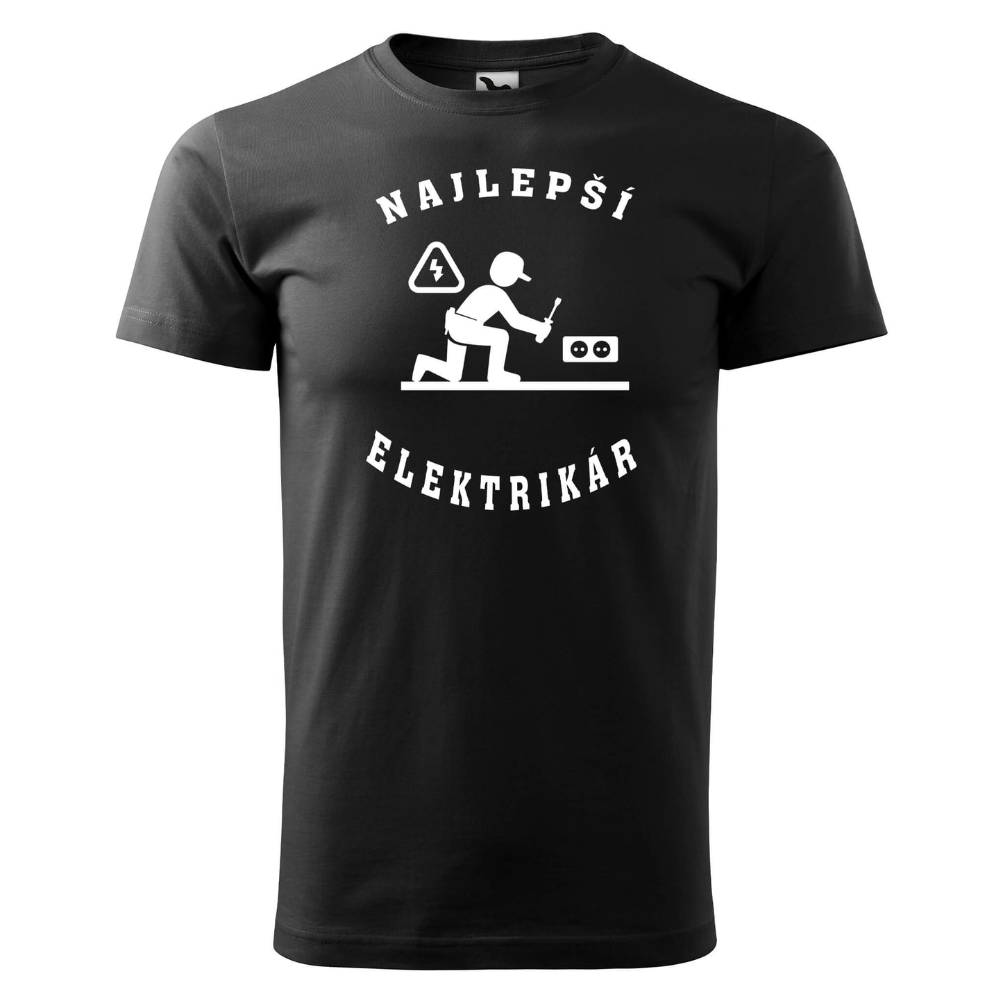T-shirt - Najlepší elektrikár - rvdesignprint
