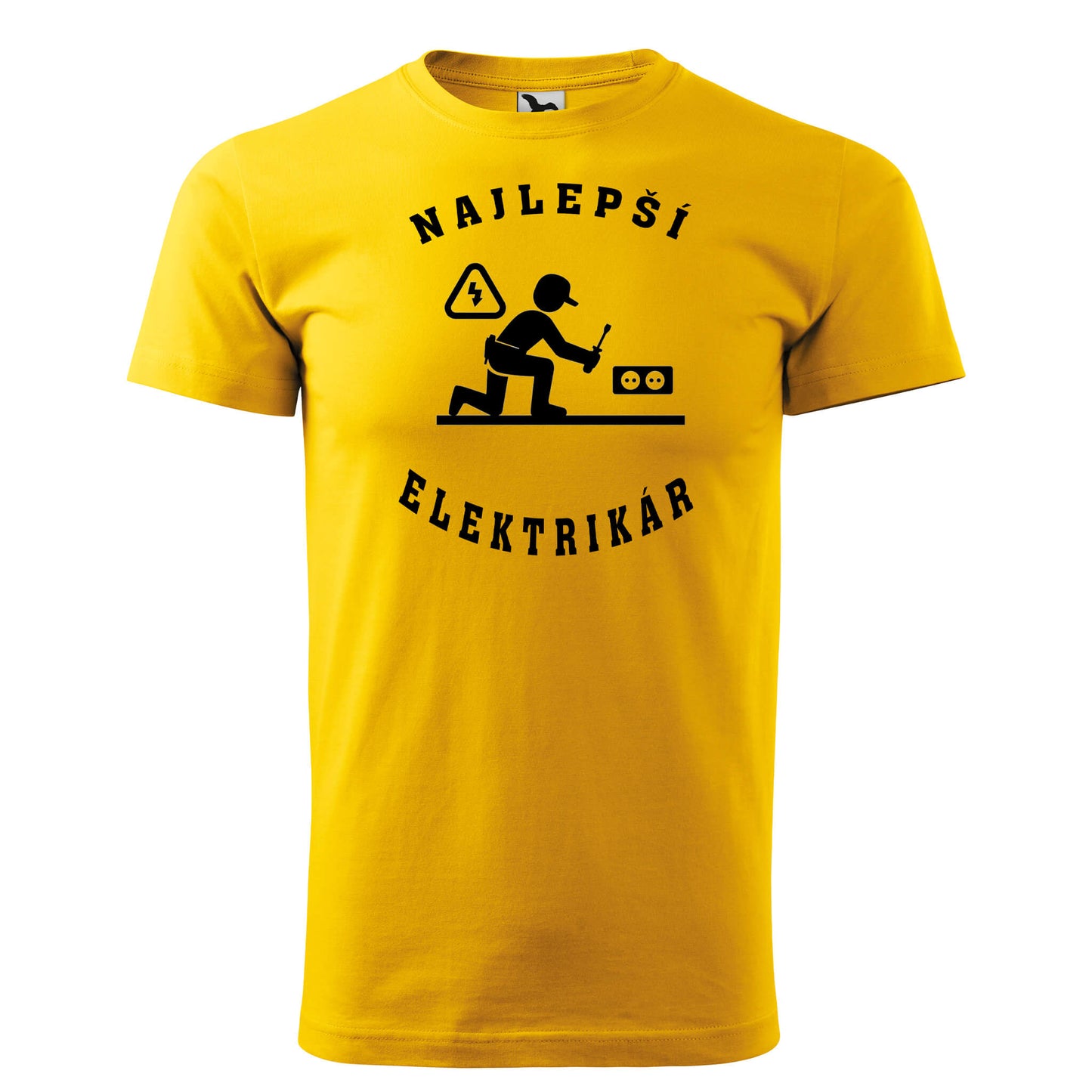 T-shirt - Najlepší elektrikár - rvdesignprint