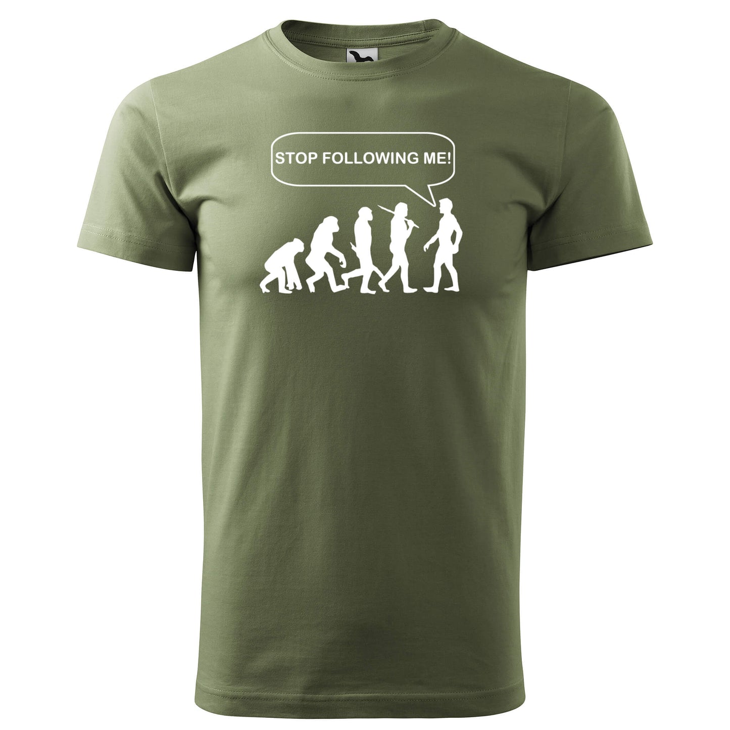 T-shirt - Evolution - Stop following me! - rvdesignprint