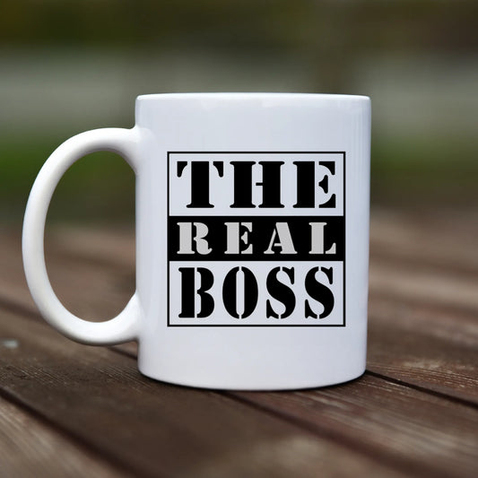 Hrnček - The real boss - rvdesignprint