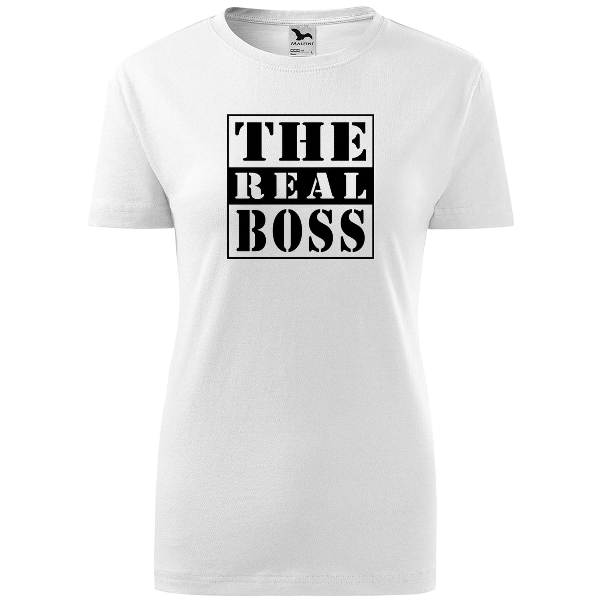 T-shirt - The REAL Boss - rvdesignprint