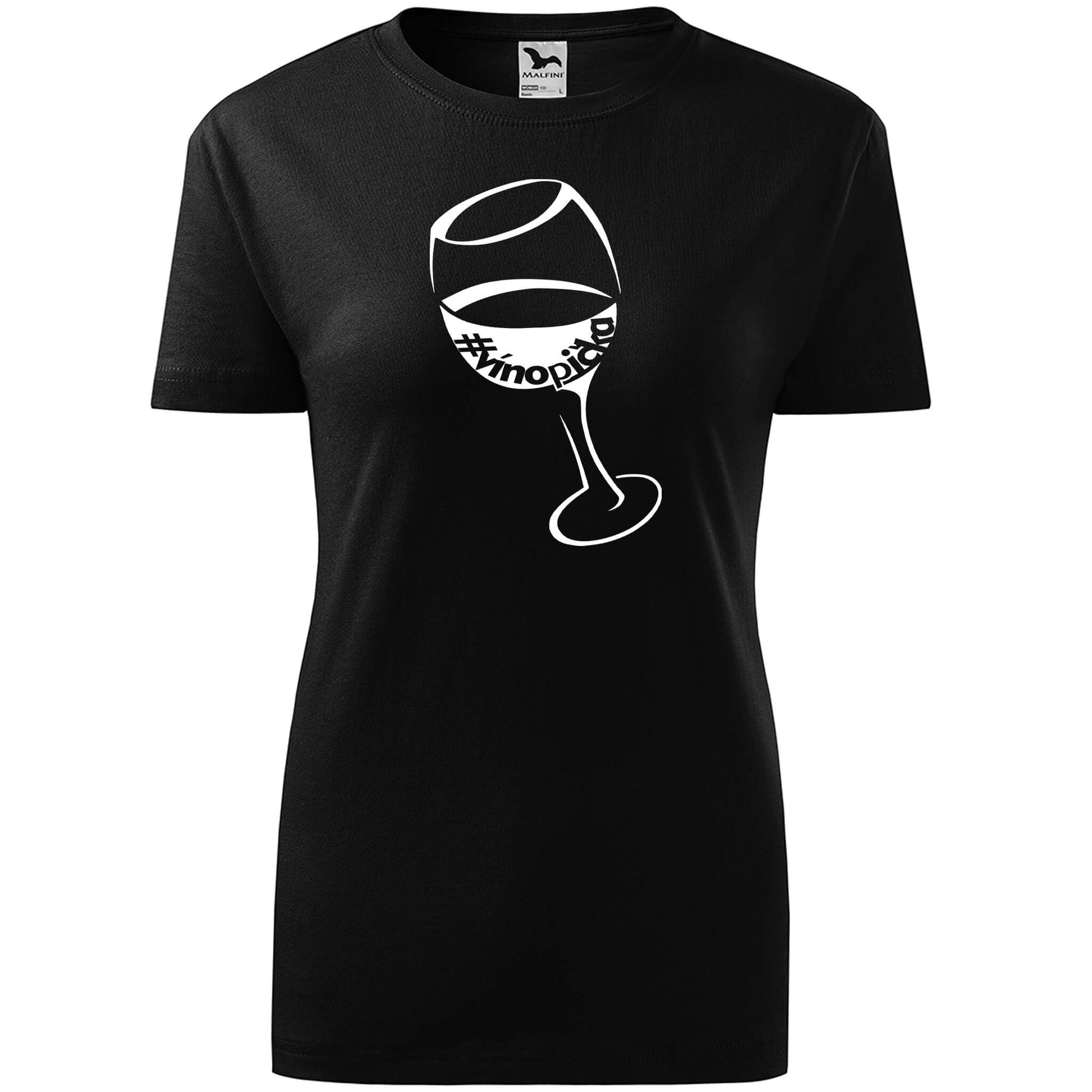 T-shirt - #vínopička - rvdesignprint