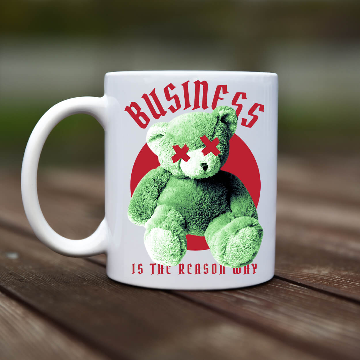 Mug - Business bear - rvdesignprint