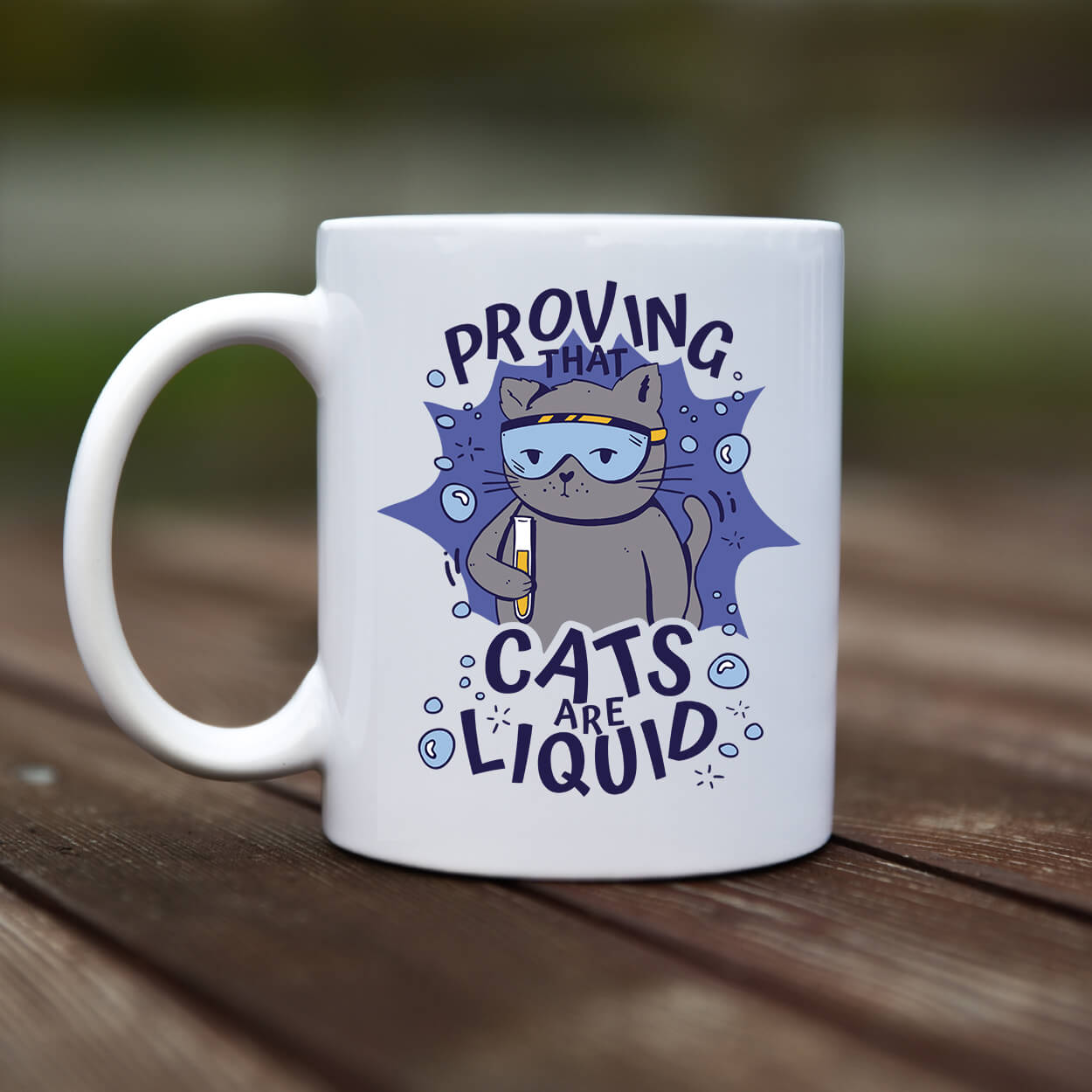 Mug - Cats are liquid - rvdesignprint