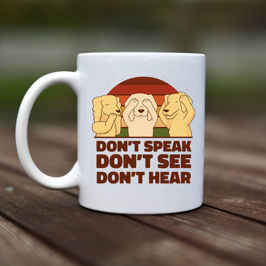 Mug - Dont speak dont see dont hear - rvdesignprint