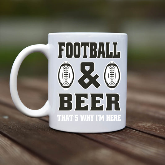 Mug - Football and beer - rvdesignprint