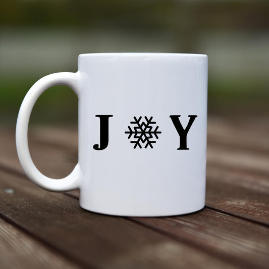Mug - Joy snowflake - rvdesignprint