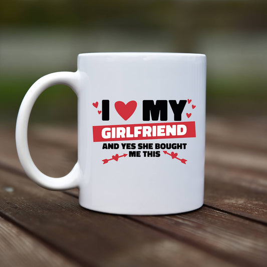 Mug - Love my girlfriend - rvdesignprint