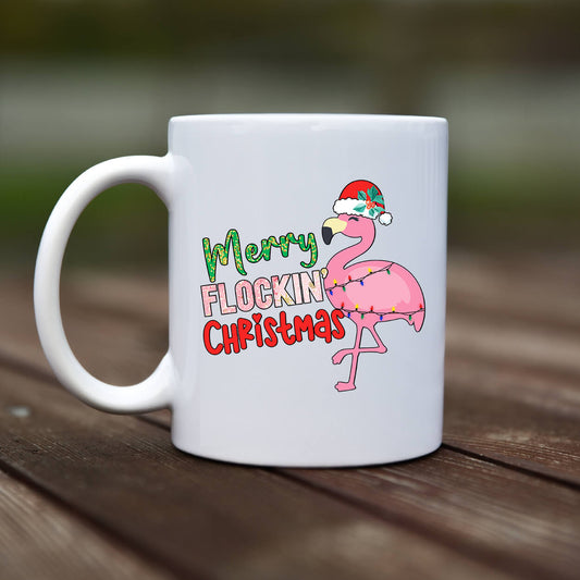 Mug - Merry flockin christmas - rvdesignprint