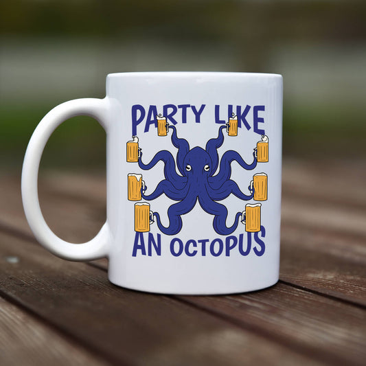 Mug - Party octopus - rvdesignprint
