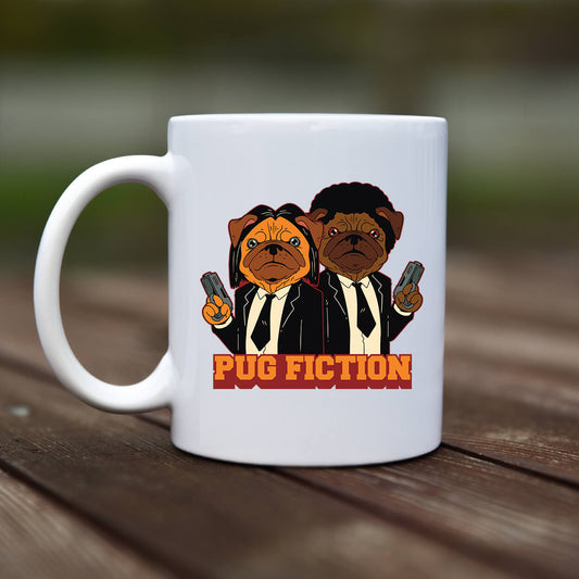 Mug - Pug fiction - rvdesignprint