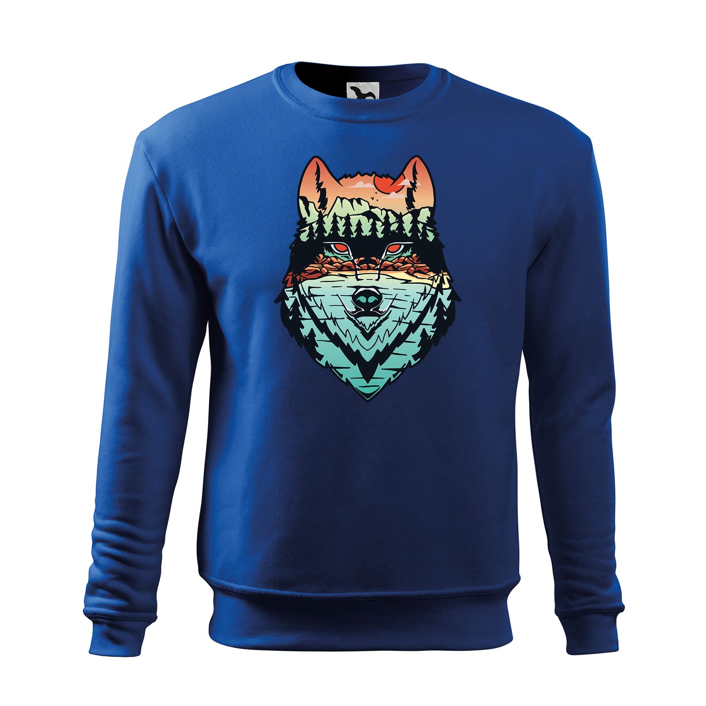 Wolf art sweatshirt - mens