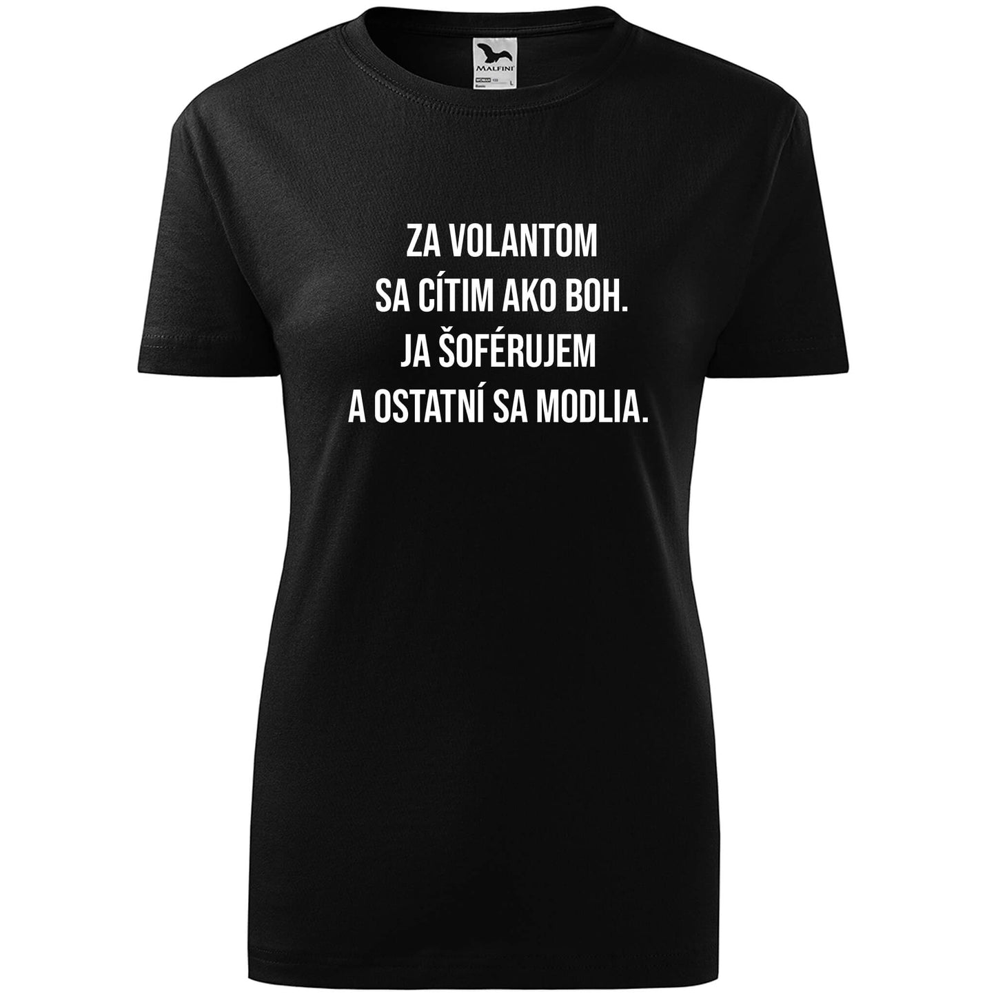 T-shirt - Za volantom sa cítim ako boh - rvdesignprint